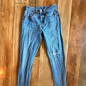 Levi's 501 Blue Women's Skinny Jeans